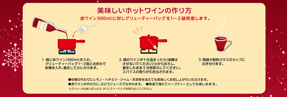 グリューワインの作り方