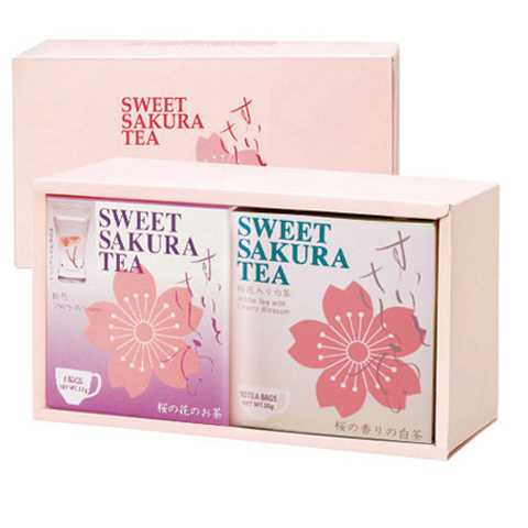スイートサクラティー2個セット(桜花、白茶)